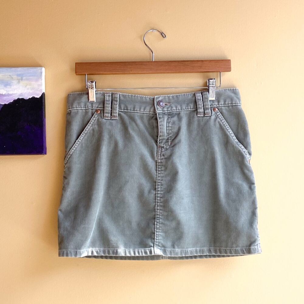2000s Corduroy Mini Skirt Size 4